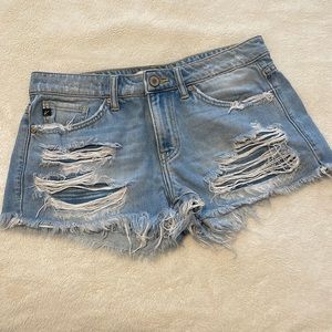 KanCan Distressed Jean Shorts